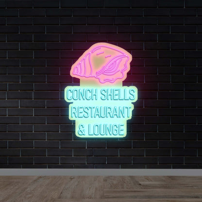 CONCH SHELLS RESTAURANT & LOUNGE | 2nd version - Premium Neon Artwork