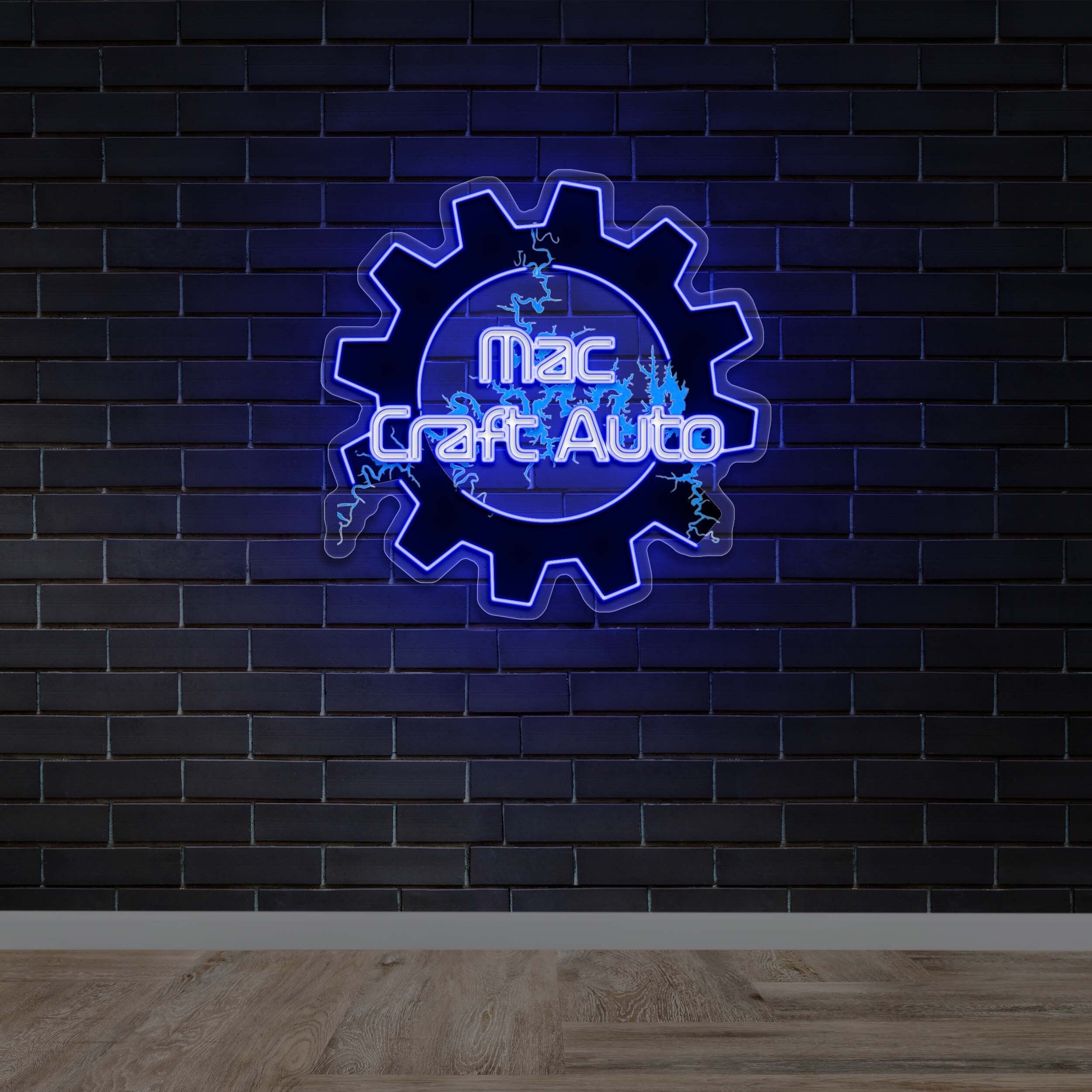MAC CRAFT AUTO - Premium Neon Artwork