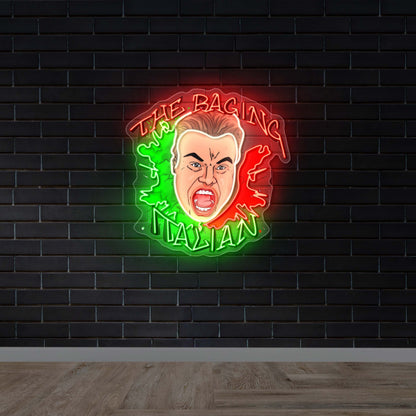 The Raging Italian – Premium Neon Artwork