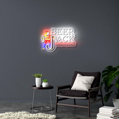 BEER JACK - Premium Neon Artwork