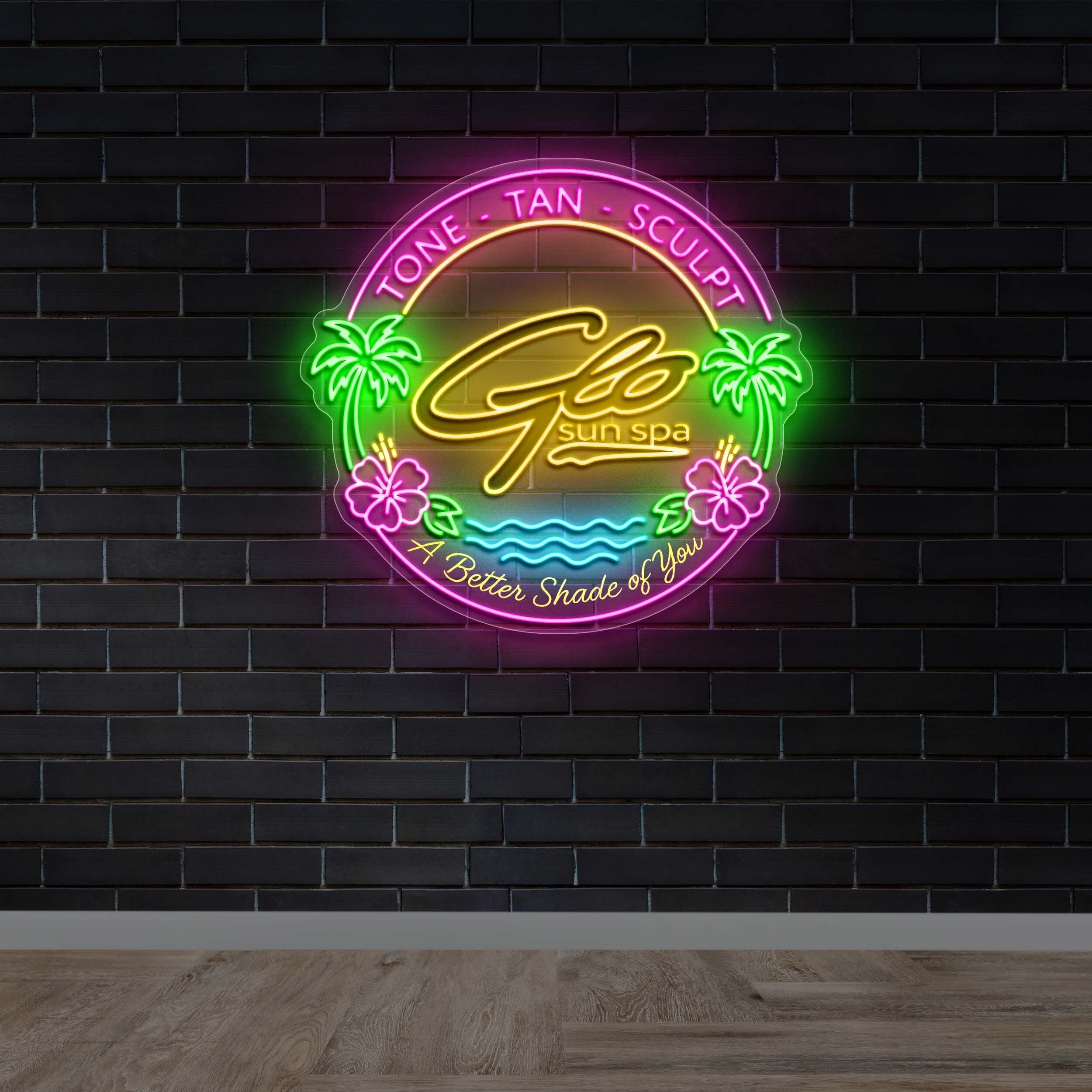 Glo Sun Spa - Premium Neon Artwork