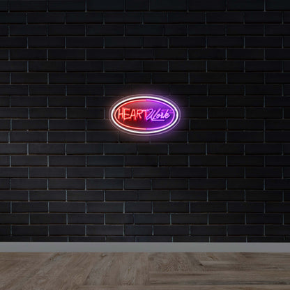 Heart Work - Premium Neon Artwork