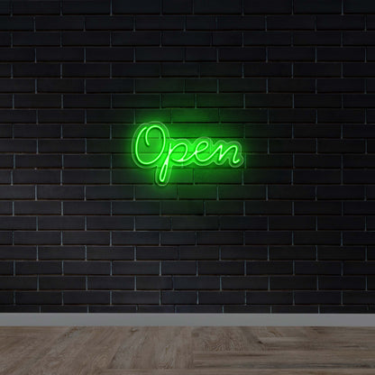 Open - Premium Neon Artwork