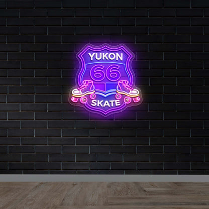 YUKON 66 SKATE - Premium Neon Artwork
