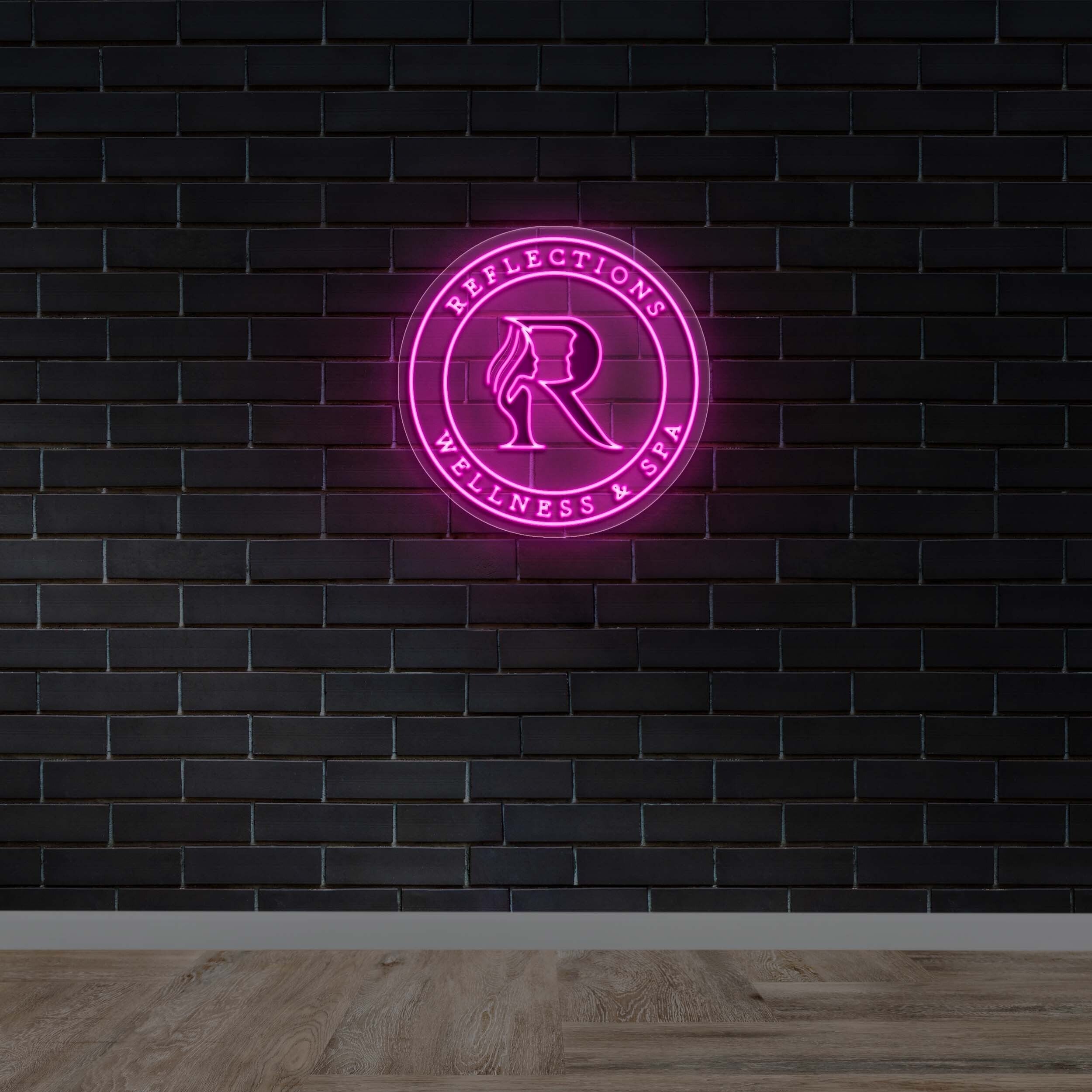 Reflections Wellness & Spa - Premium Neon Artwork