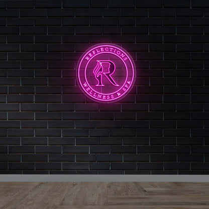 Reflections Wellness & Spa - Premium Neon Artwork