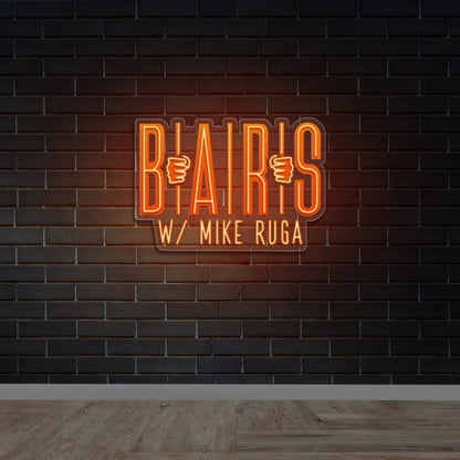 BARS w/ Mike Ruga - Premium Neon Artwork