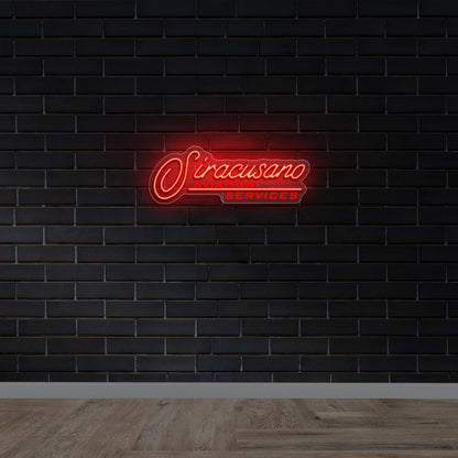Siracusano Aviation Services - Premium Neon Artwork