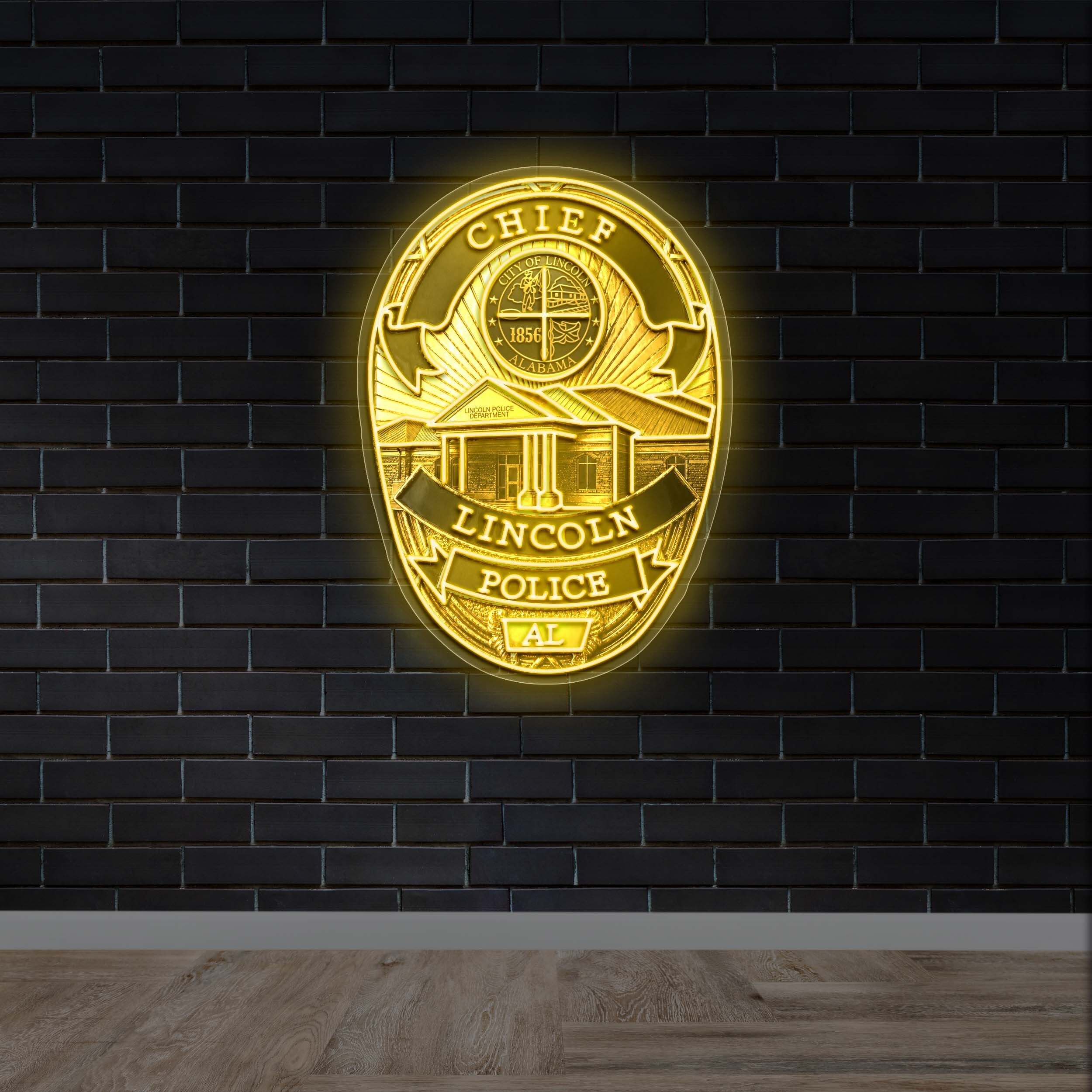 Lincoln Police Department AL - Premium Neon Artwork