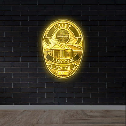 Lincoln Police Department AL - Premium Neon Artwork