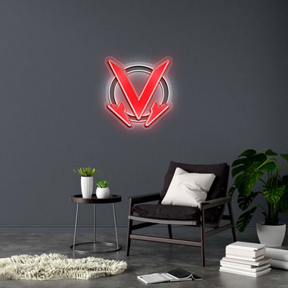 V - Premium Neon Artwork