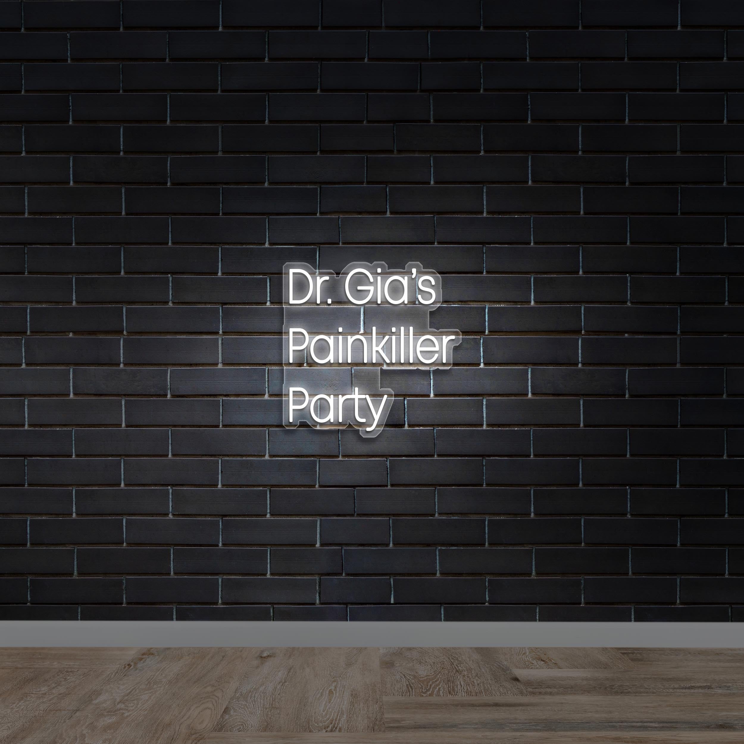 Dr. Gia’s Painkiller Party - Premium Neon Artwork