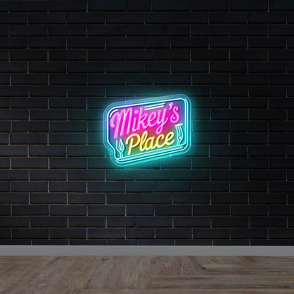 Mikey's Place - Premium Neon Artwork