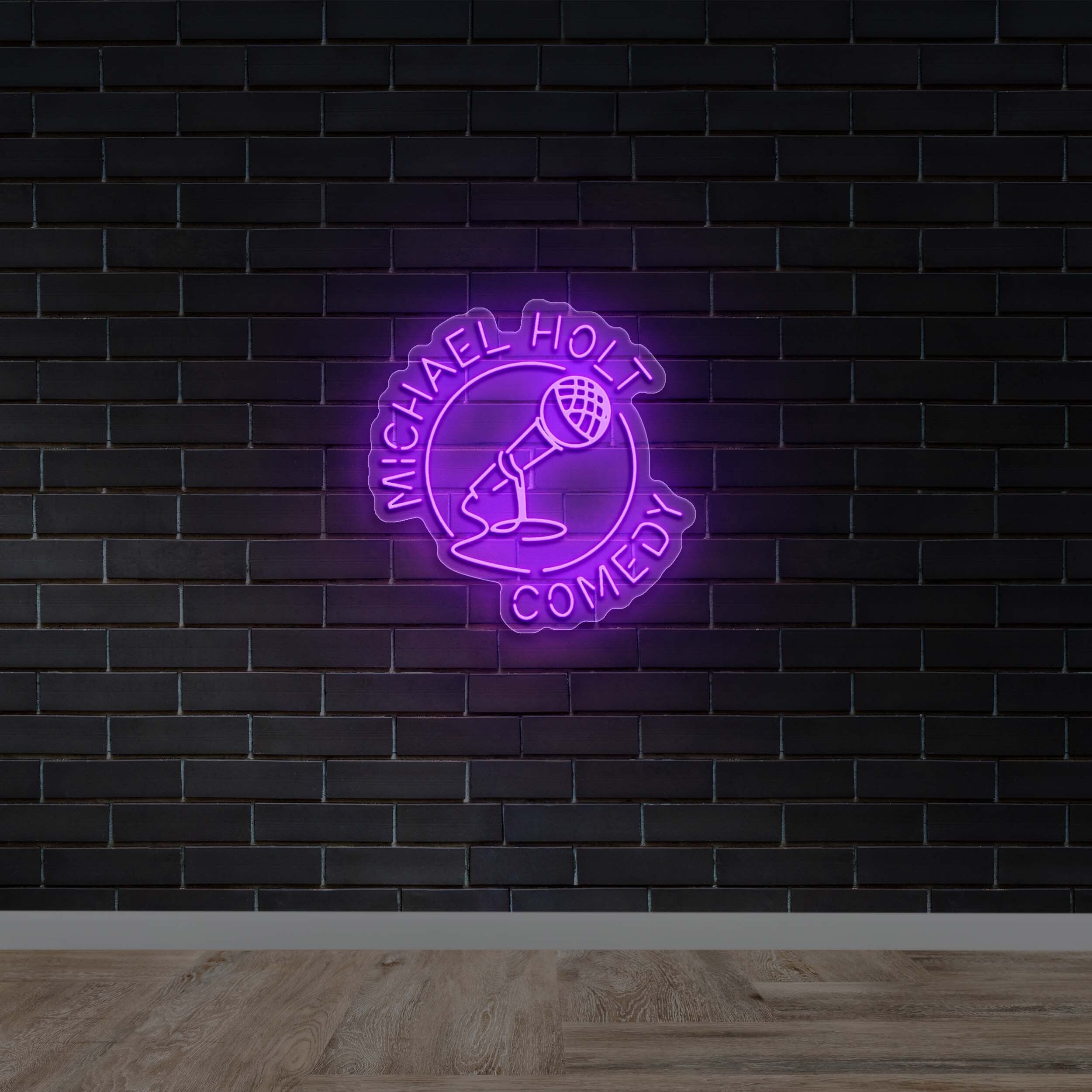 Michael Holt Comedy – Premium Neon Artwork