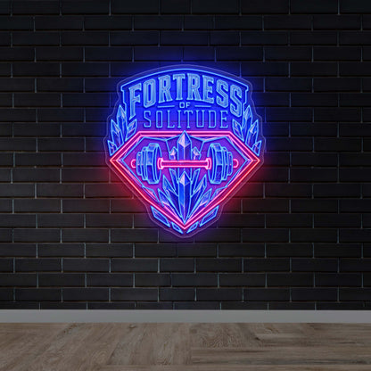 FORTRESS OF SOLITUDE - Premium Neon Artwork
