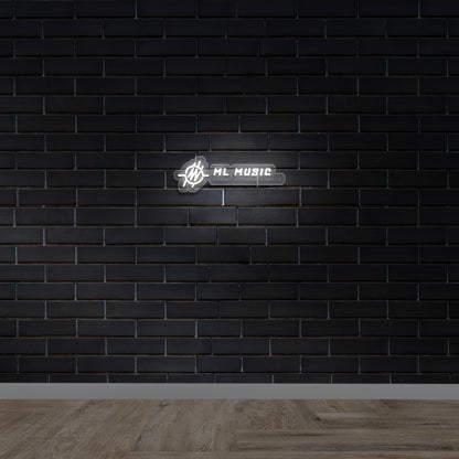 ML MUSIC - Premium Neon Artwork