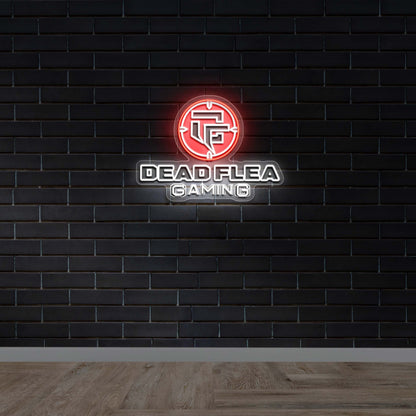 DEAD FLEA GAMING - Premium Neon Artwork