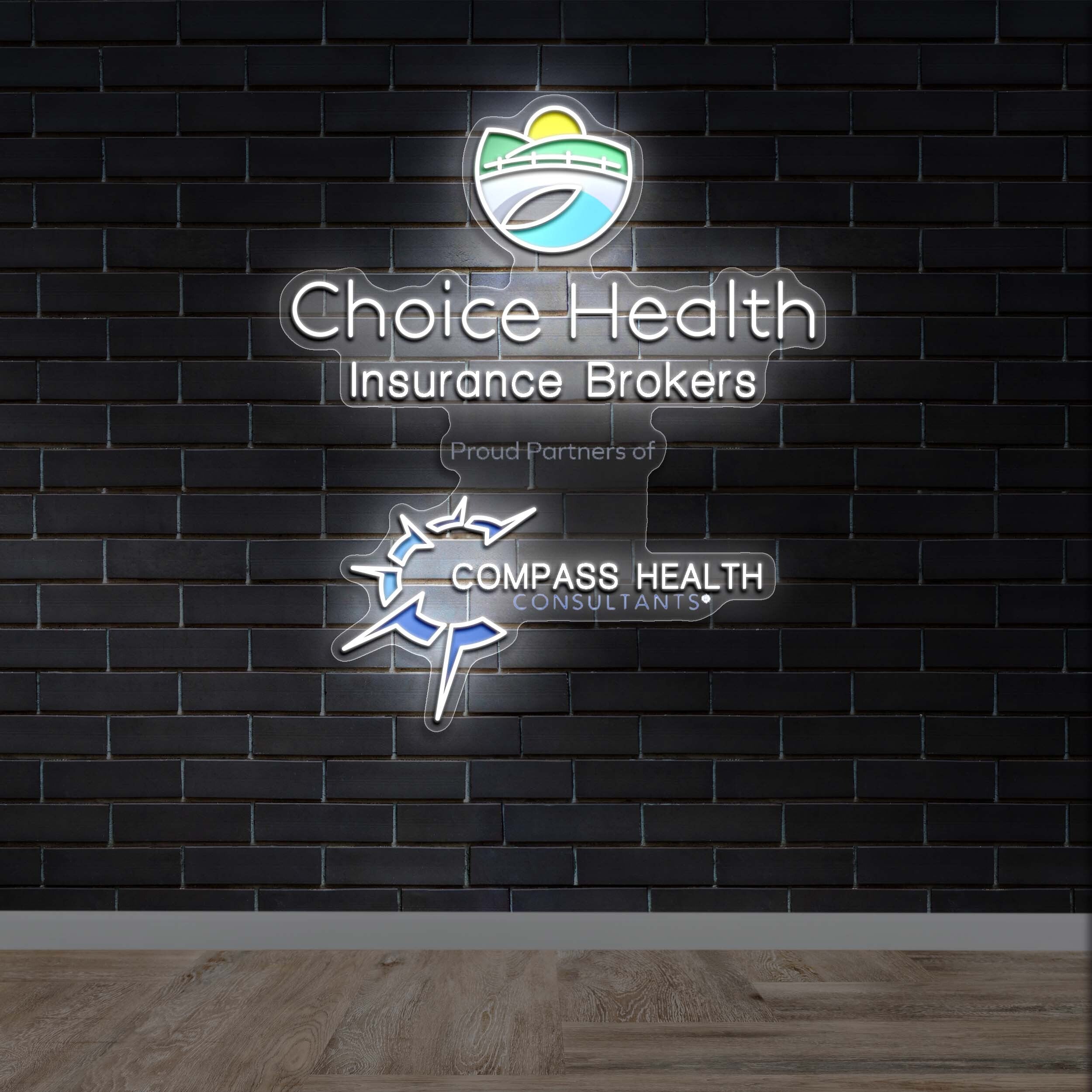 CHOICE HEALTH - Premium Neon Artwork