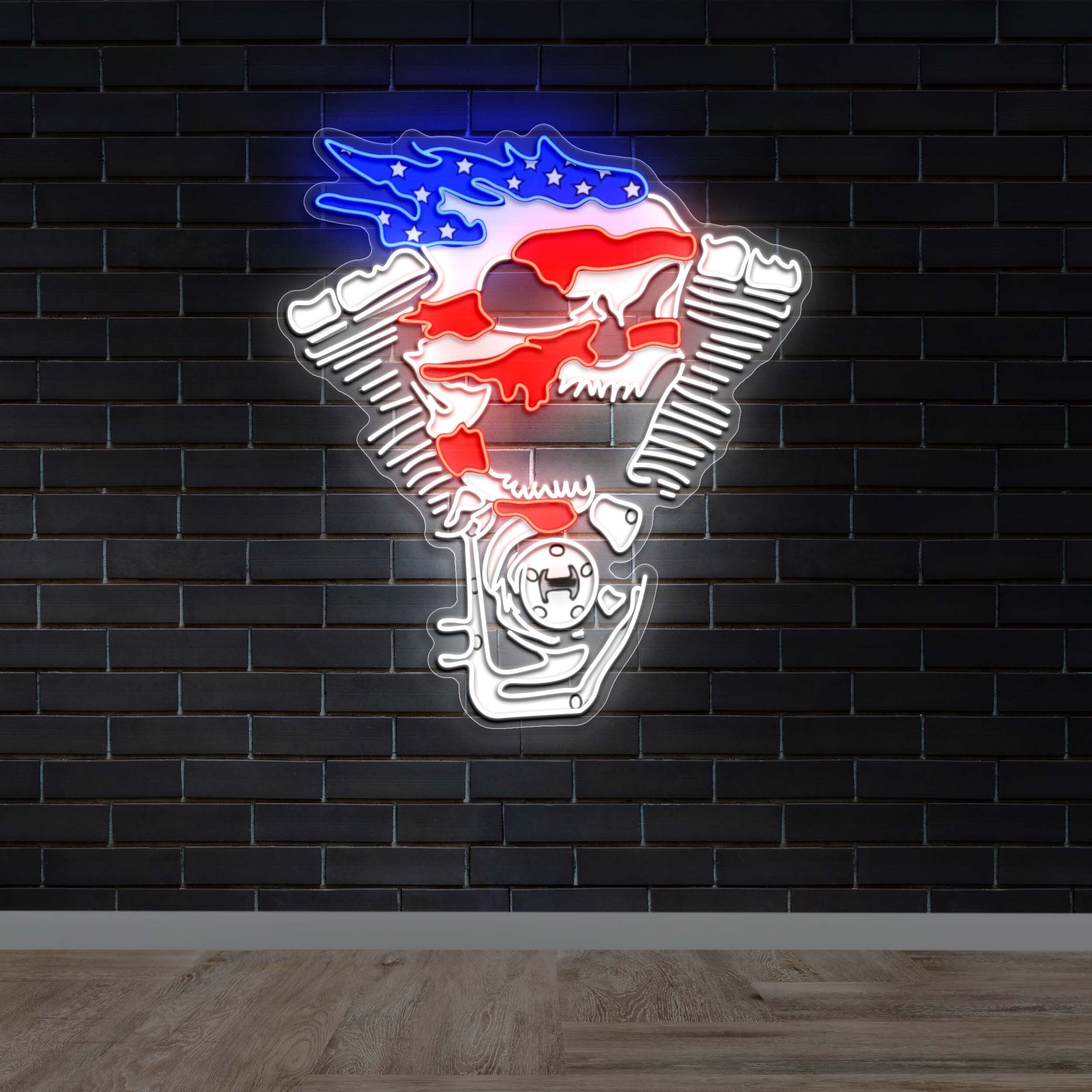 NINETY SIXERS MC - Premium Neon Artwork