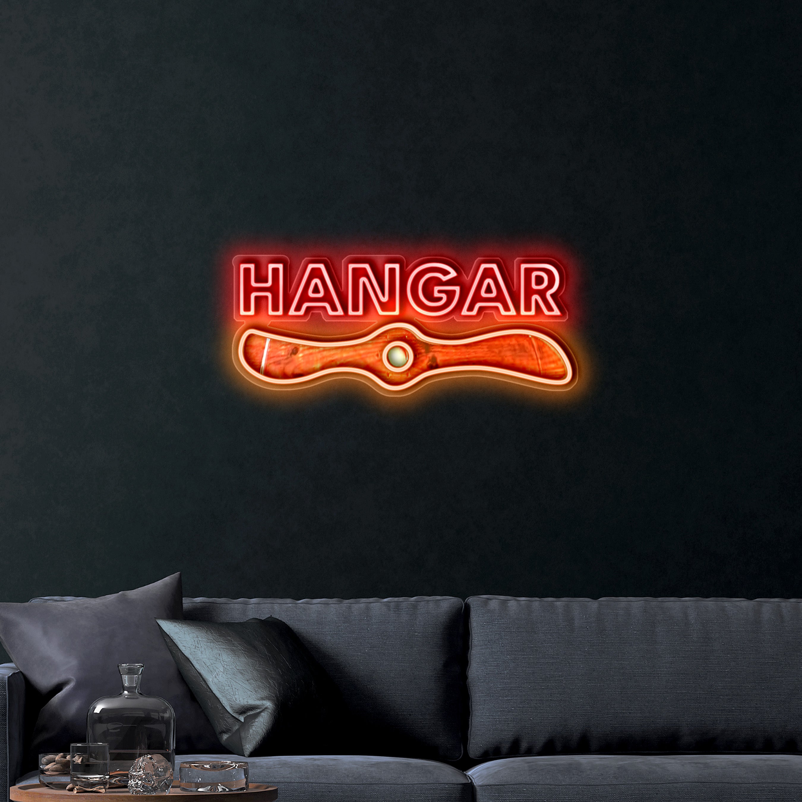 HANGAR – Premium Neon Artwork