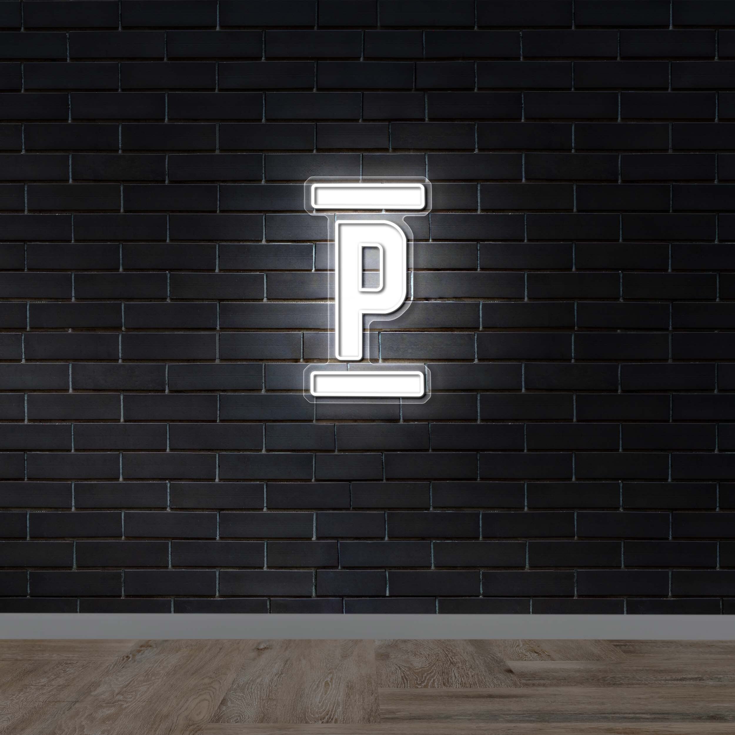 P - Premium Neon Artwork