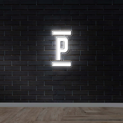 P - Premium Neon Artwork