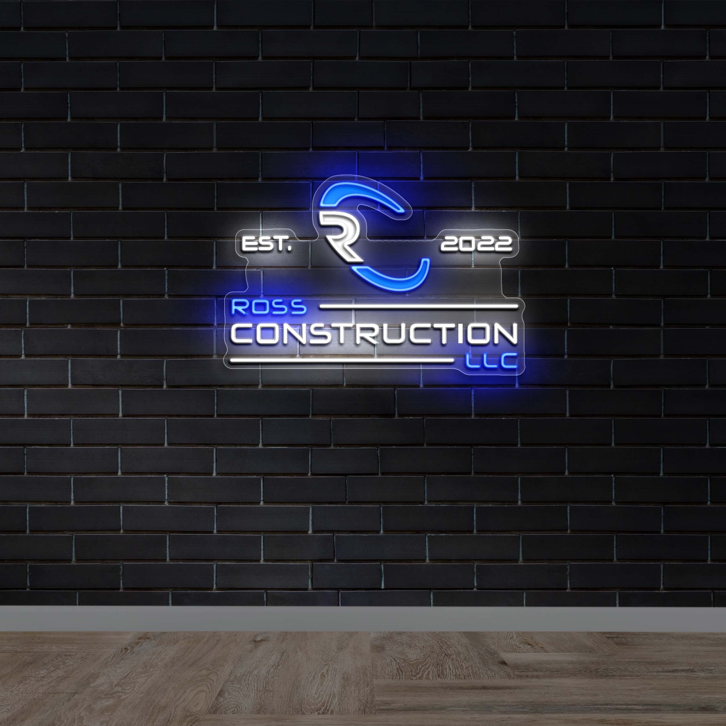 ROSS CONSTRUCTION LLC - Premium Neon Artwork