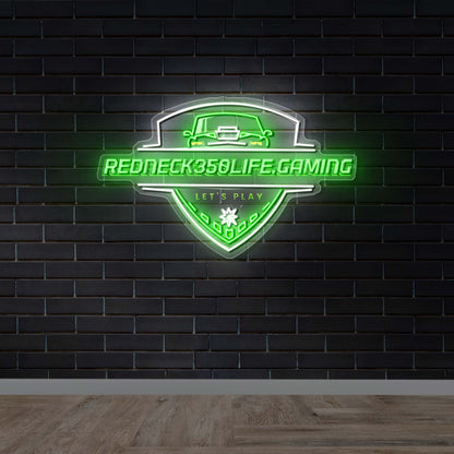 Redneck350Life.Gaming - Premium Neon Artwork