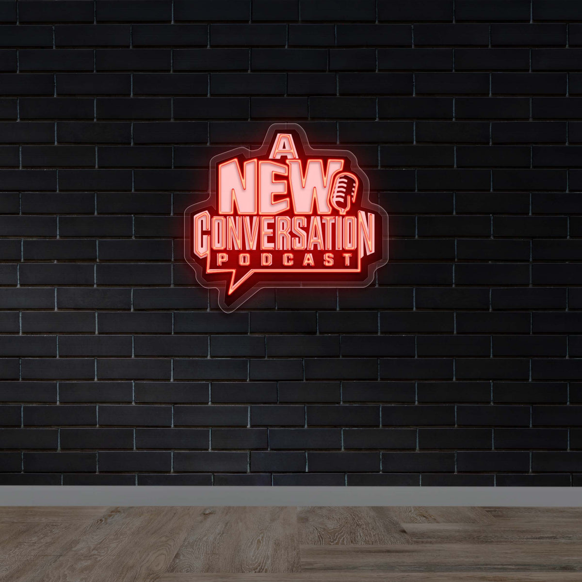 A New Conversation Podcast - Premium Neon Artwork