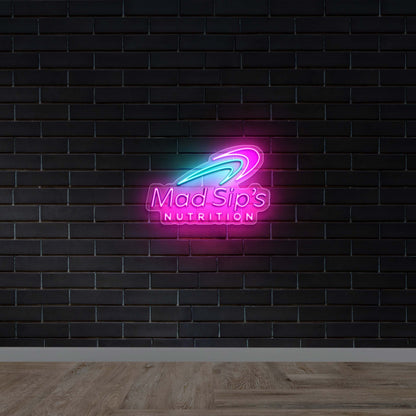 Mad Sip’s Nutrition - Premium Neon Artwork