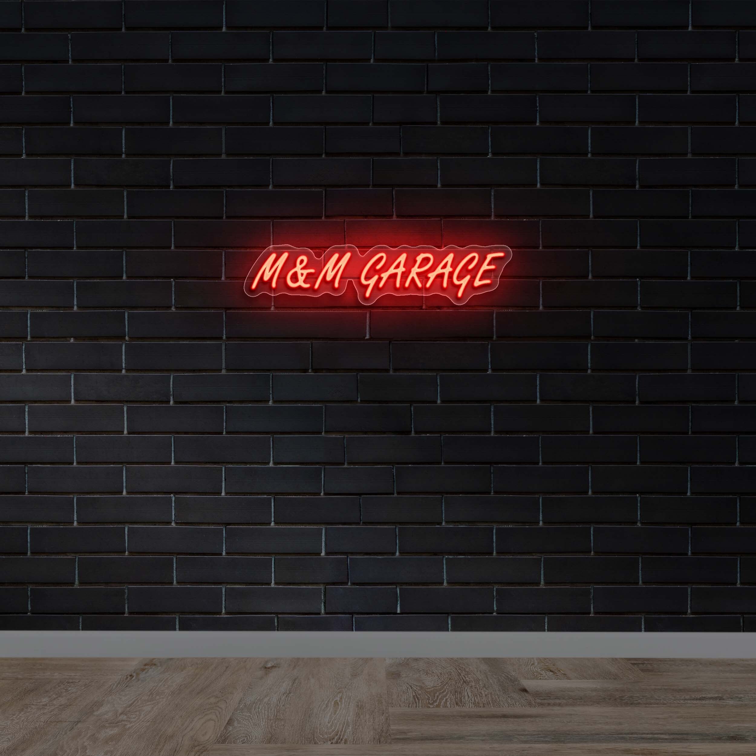 M&M GARAGE - Premium Neon Artwork