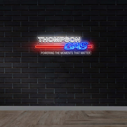 THOMPSON GAS - Premium Neon Artwork