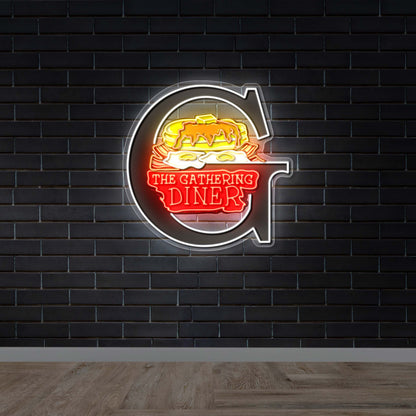 The Gathering Diner - Premium Neon Artwork