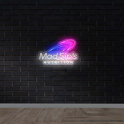 Mad Sip’s Nutrition - Premium Neon Artwork