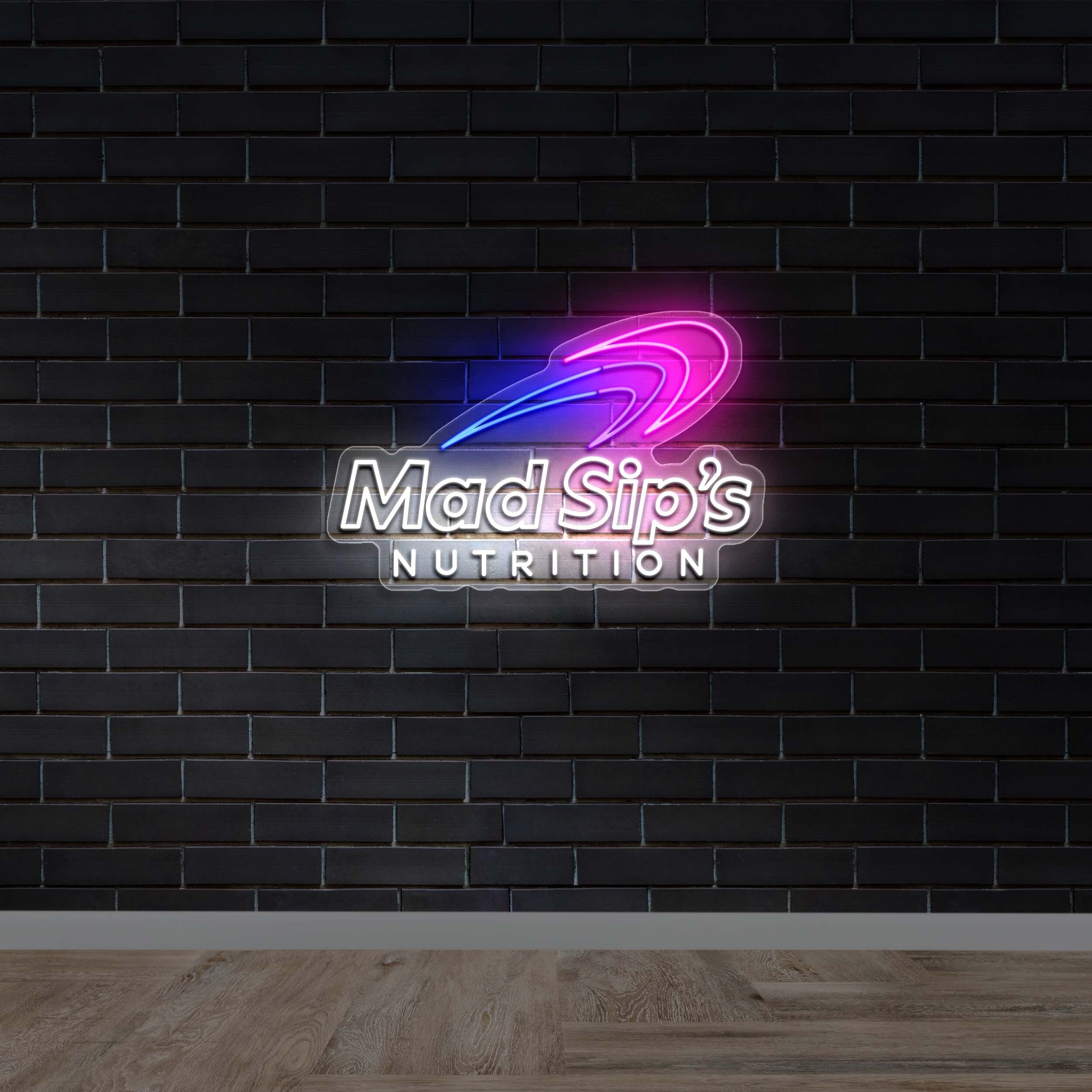 Mad Sip’s Nutrition - Premium Neon Artwork