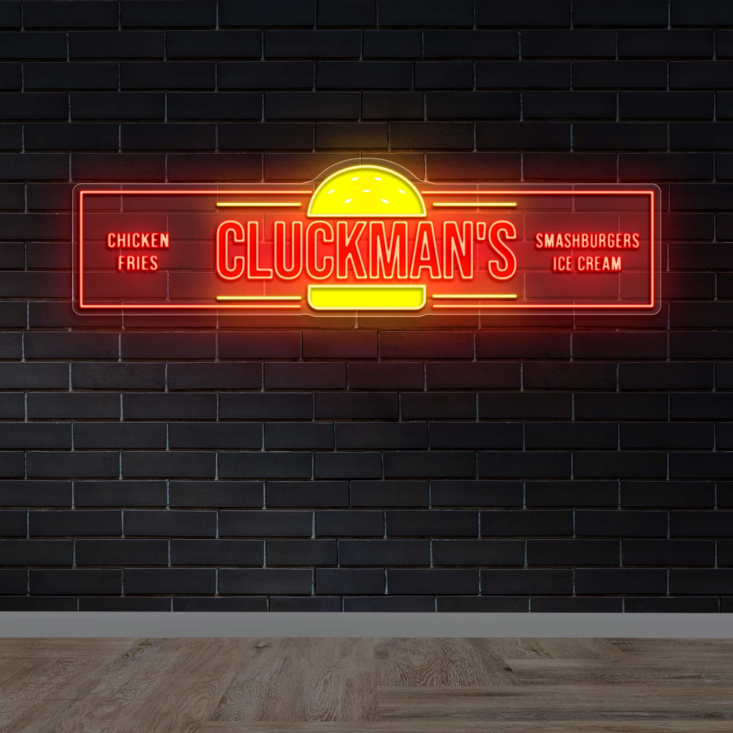 Cluckman's - Premium Neon Artwork