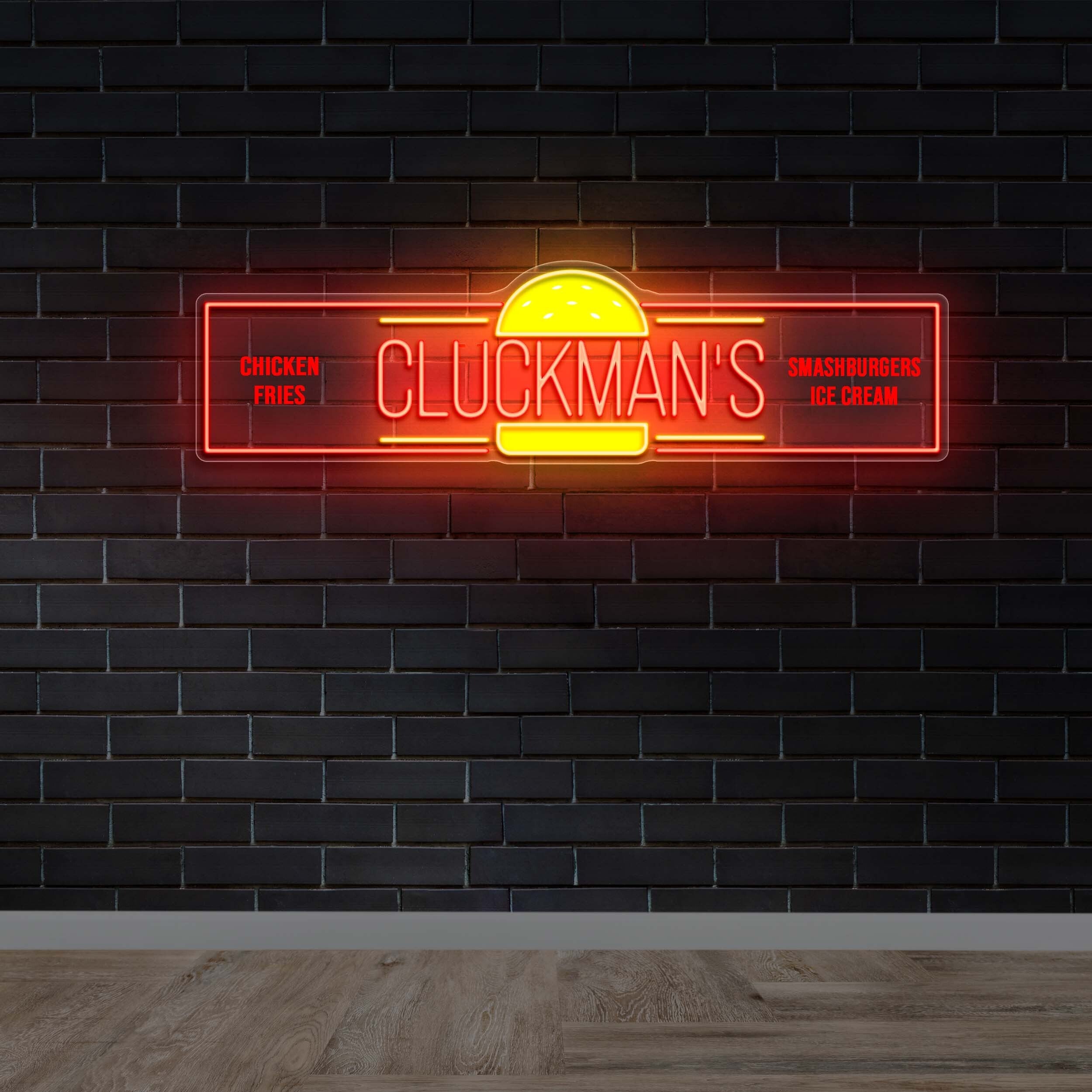 Cluckman's - Premium Neon Artwork