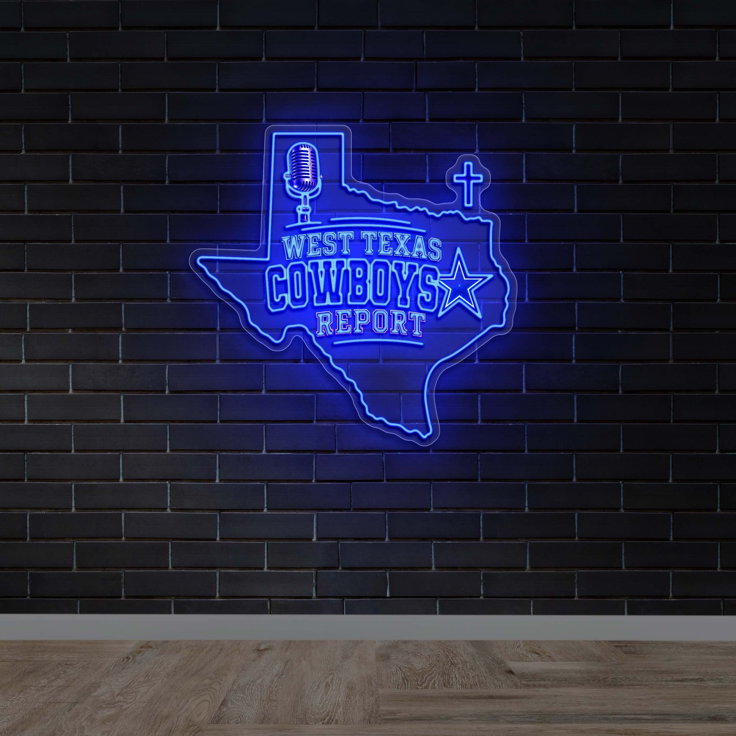 WEST TEXAS COWBOYS | 2nd Version - Premium Neon Artwork