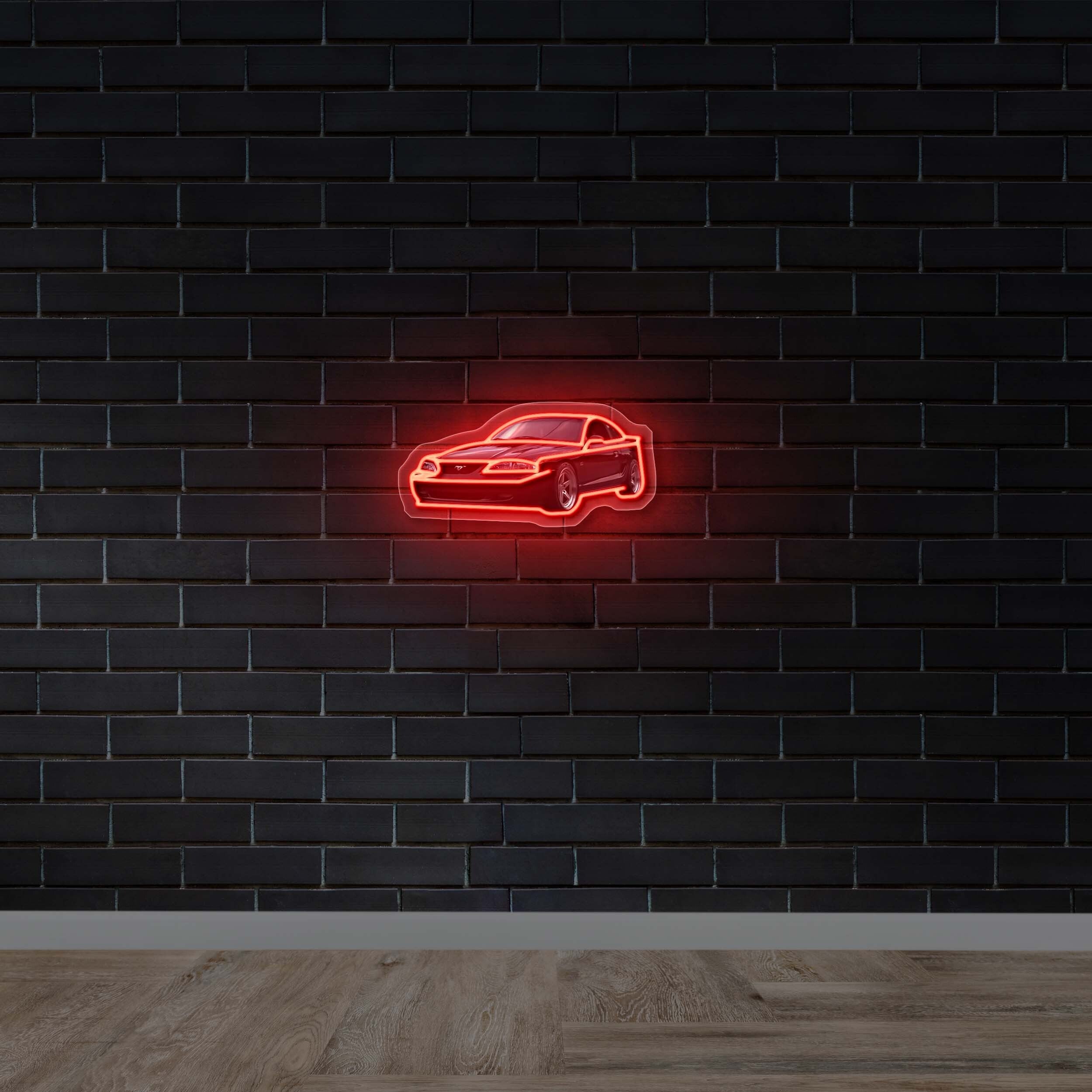 Mustang - Premium Neon Artwork