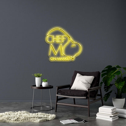 CHEF M - Premium Neon Artwork