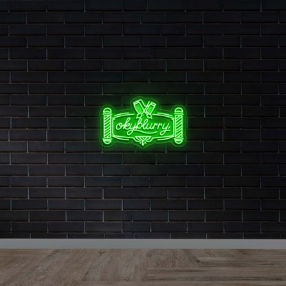 OKYBLURRY - Premium Neon Artwork