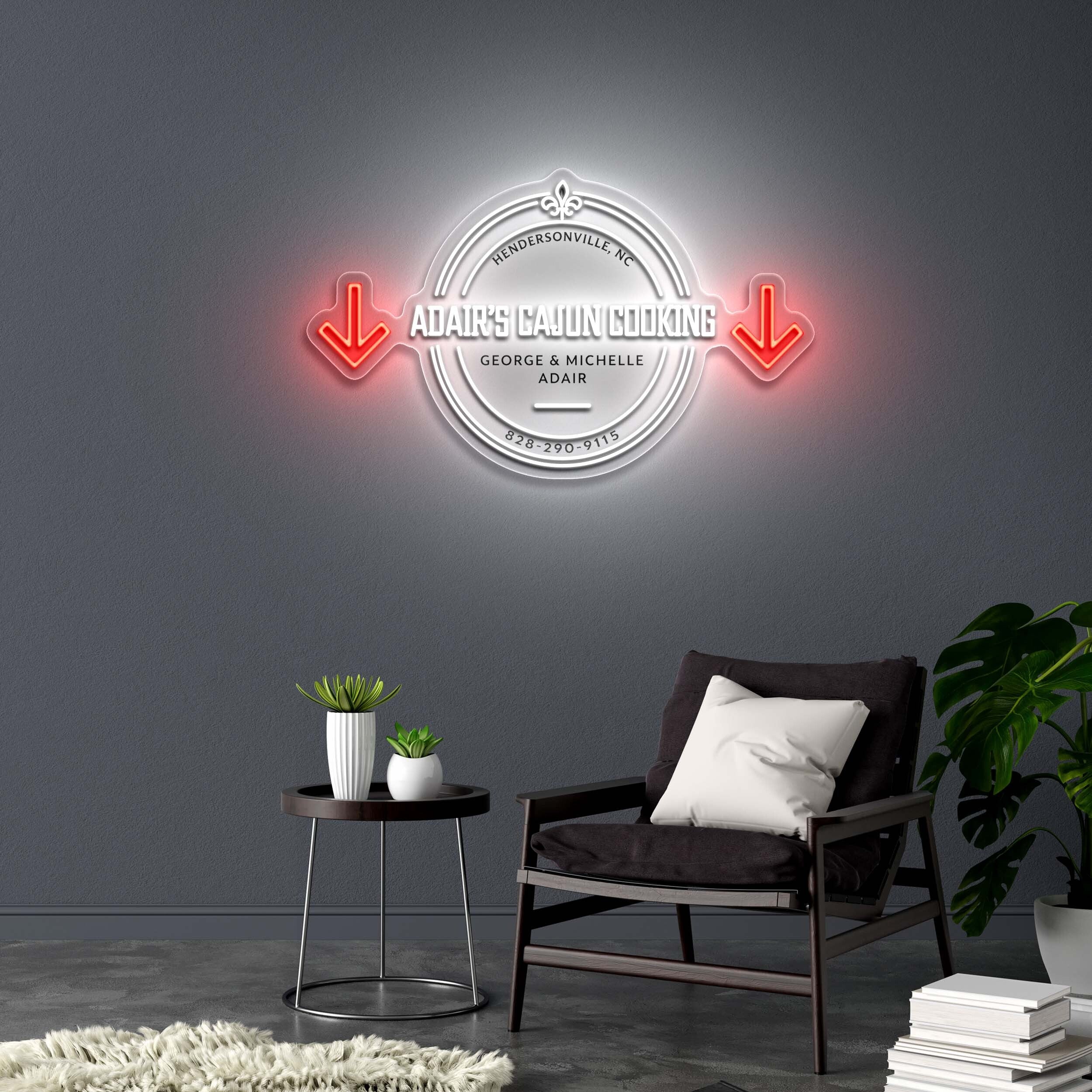 Adair’s Cajun Cooking | 2nd Version - Premium Neon Artwork