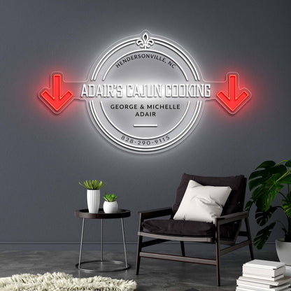Adair’s Cajun Cooking | 2nd Version - Premium Neon Artwork