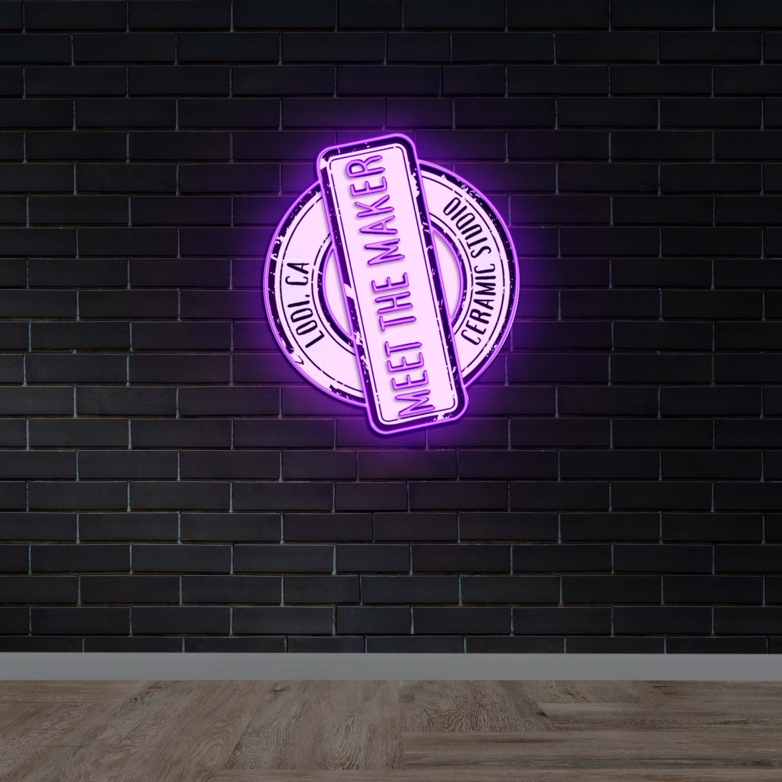 Meet the Maker - Premium Neon Artwork