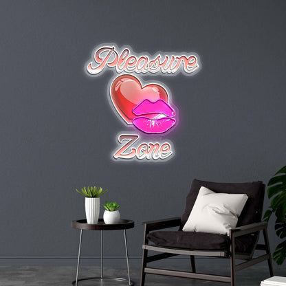 Pleasure Zone - Premium Neon Artwork