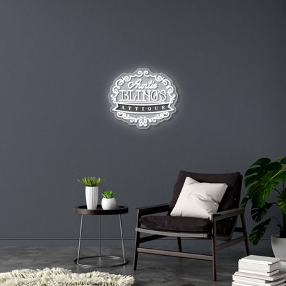 AUNTIE BLINGS ATTIQUE - Premium Neon Artwork