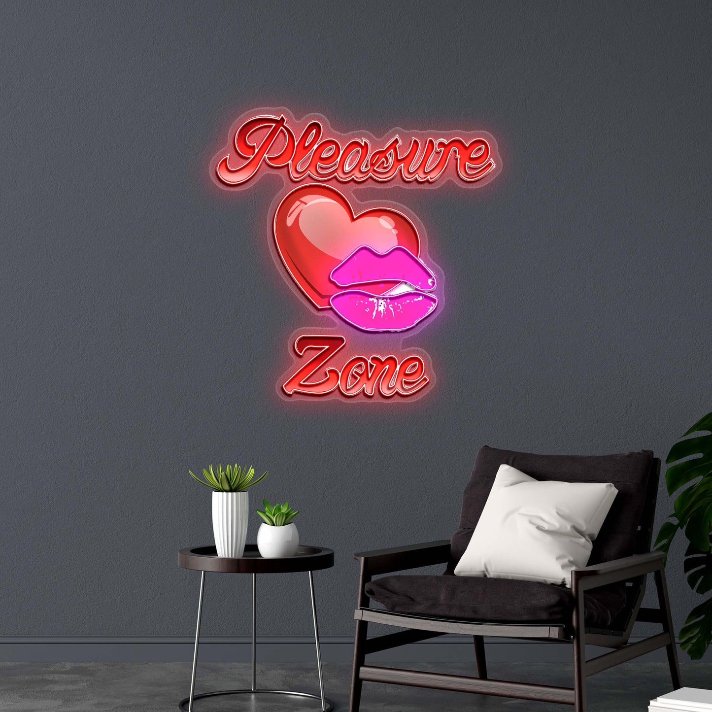 Pleasure Zone - Premium Neon Artwork