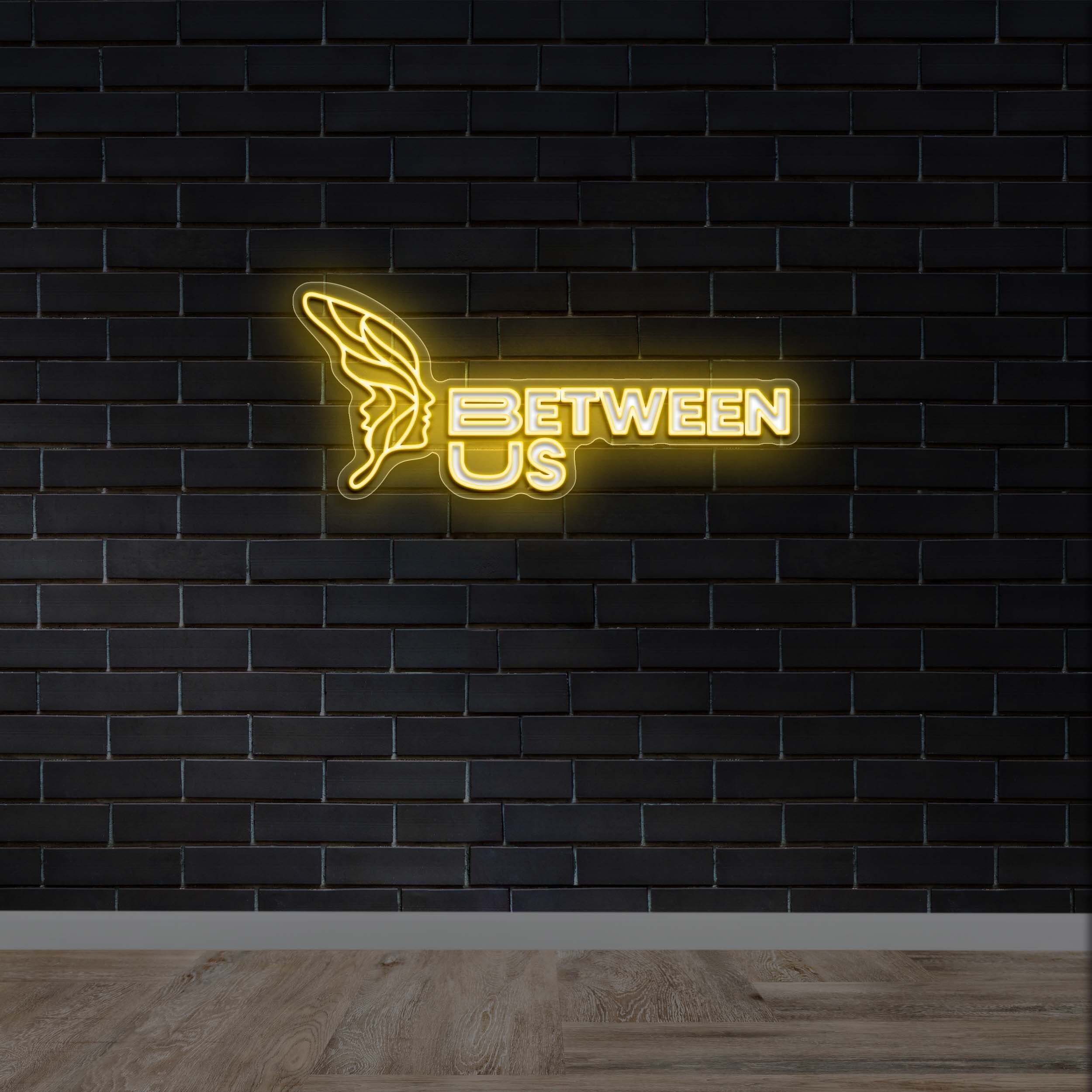 BETWEEN US -  Premium Neon Artwork