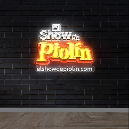 El Show de Piolin - Premium Neon Artwork