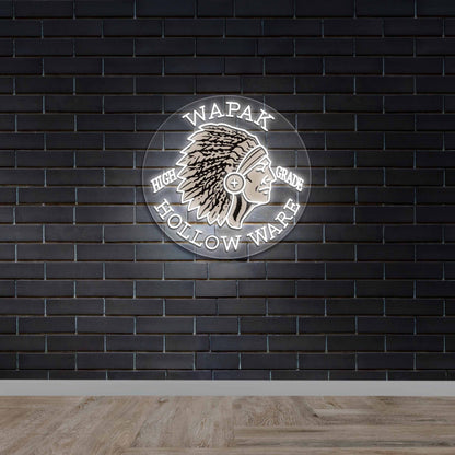 Wapak High Grade Hollow Ware - Premium Neon Artwork